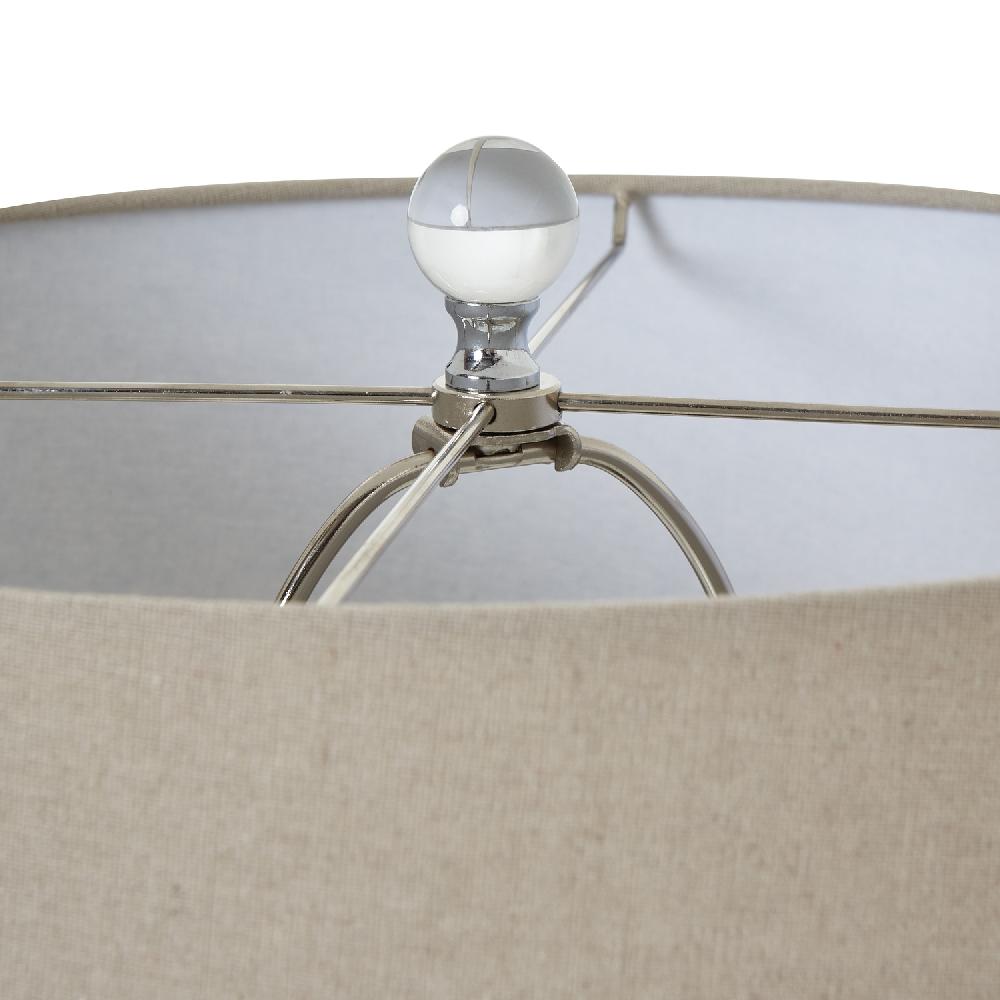 hill interiors Grey Shadows Table Lamp With Linen Shade