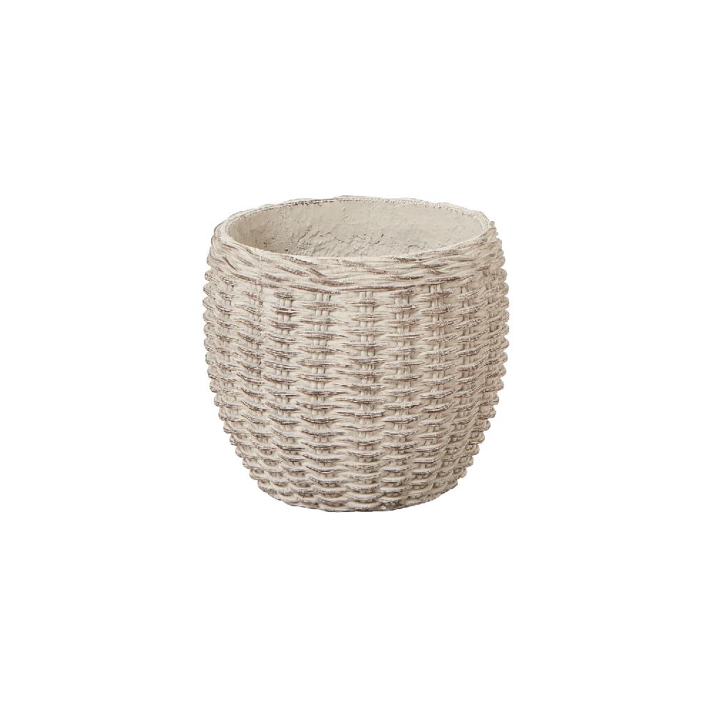 Hill Interiors Hellas Natural Clay Wicker Set Of 4 Planters