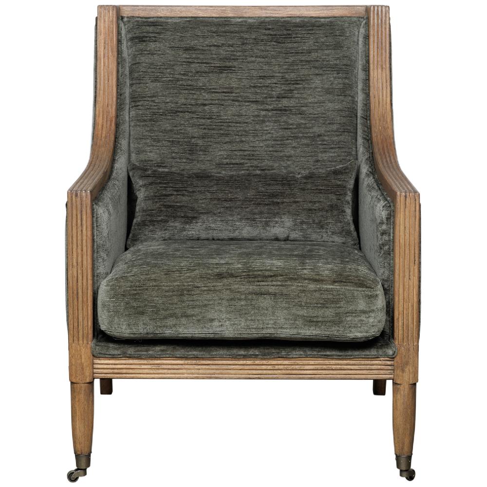 hill interiors Albury Olive Armchair