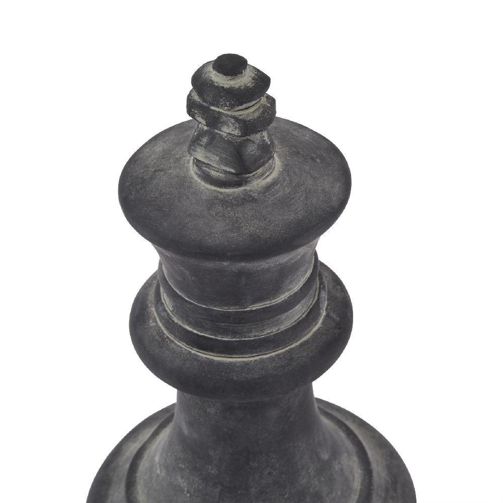 hill interiors Amalfi Grey King Chess Piece