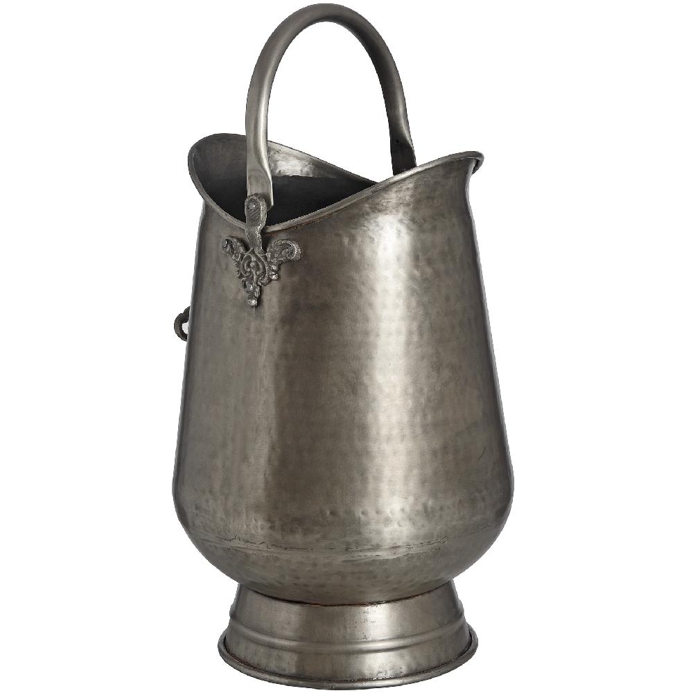 hill interiors Antique Pewter Coal Bucket
