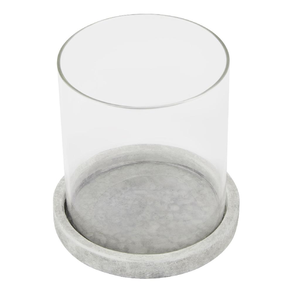 hill interiors Athena Stone Hurricane Lantern