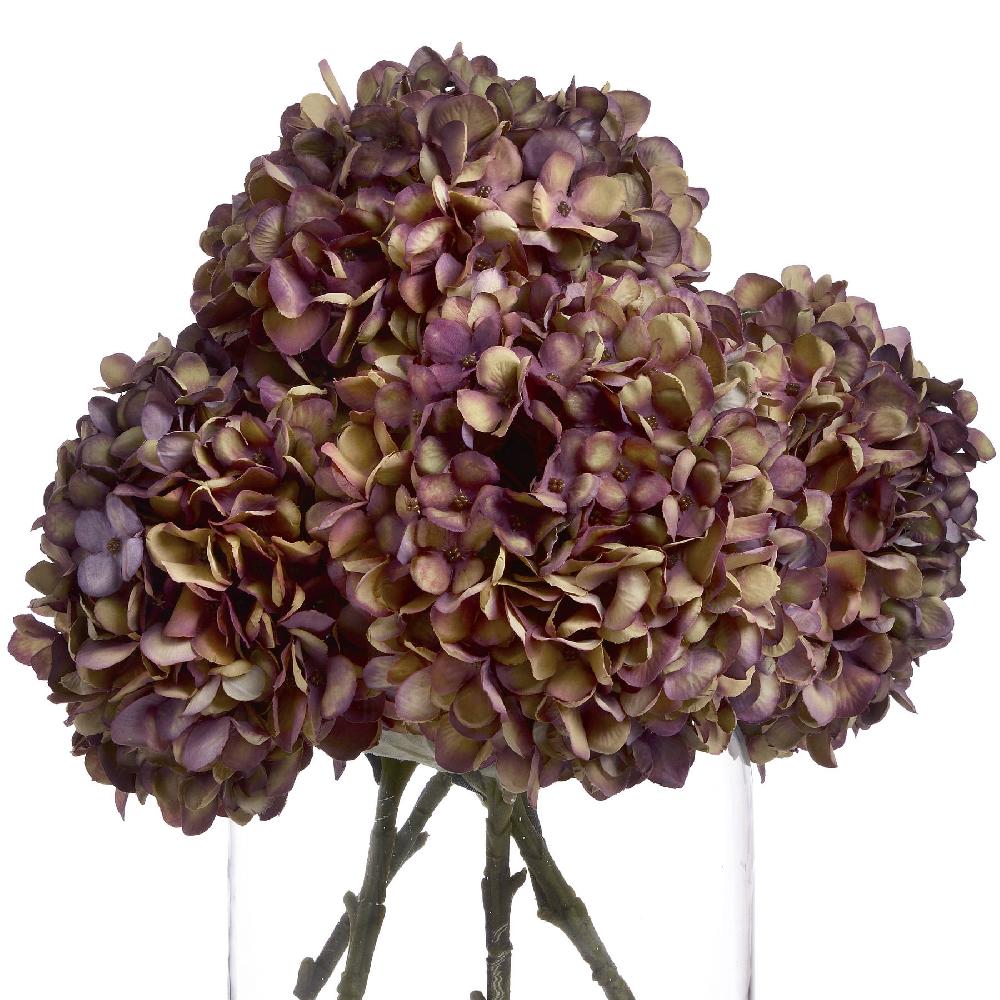 Hill Interiors Autumn Burgundy Hydrangea