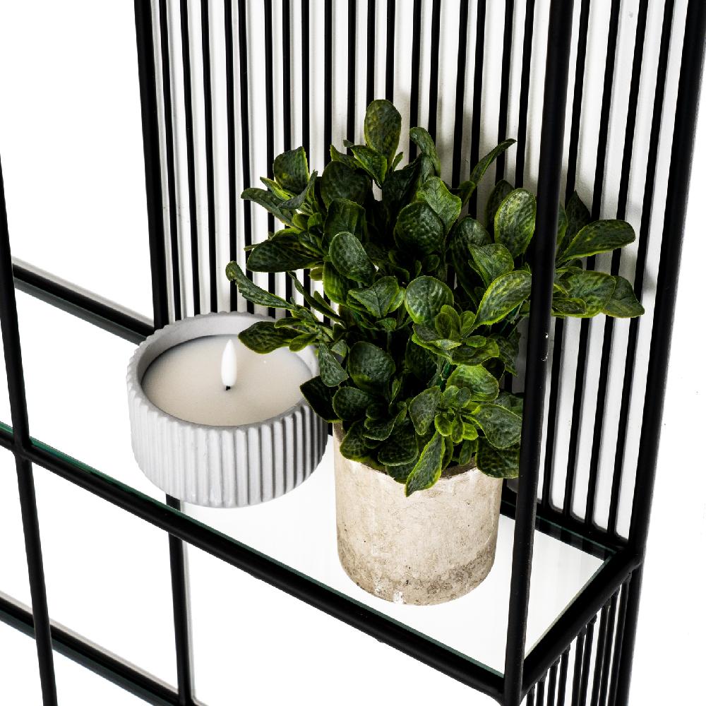 Hill Interiors Axis Shelf Unit With Glass Shelves