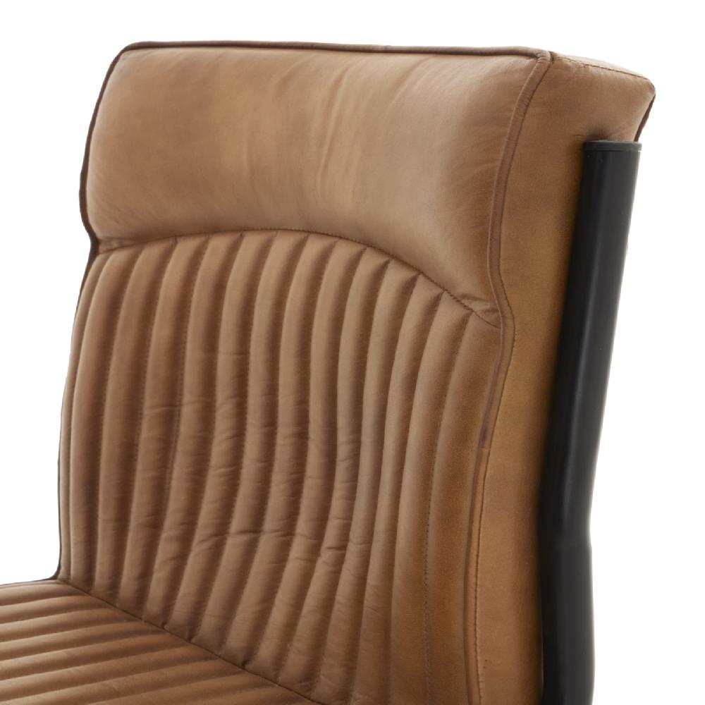 Hill Interiors Billy Leather Dining Chair