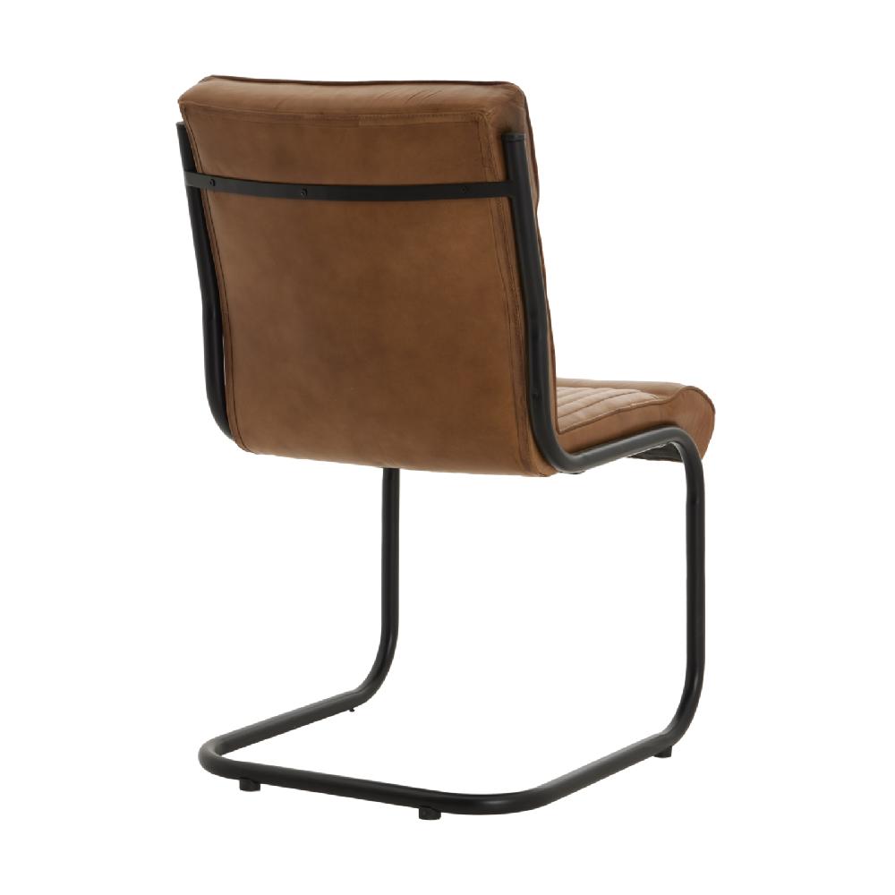 hill interiors Billy Leather Dining Chair