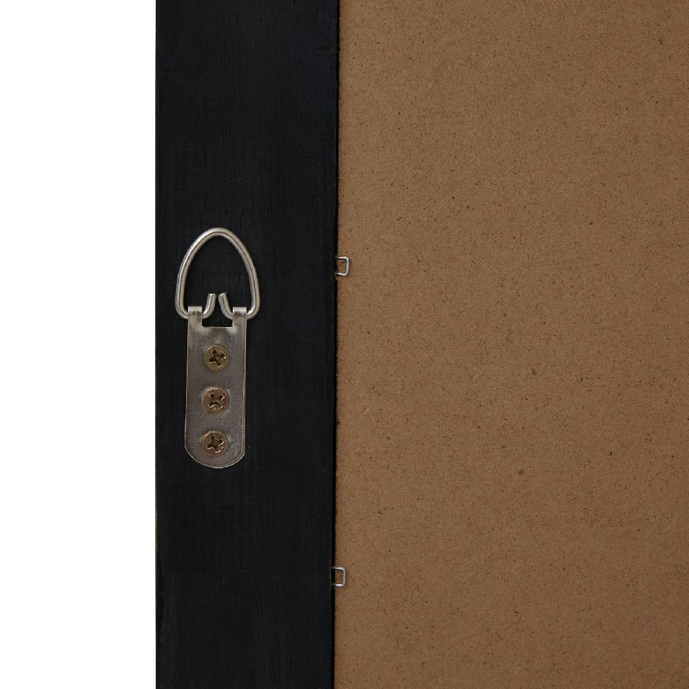 Hill Interiors Black Wood XL Window Mirror