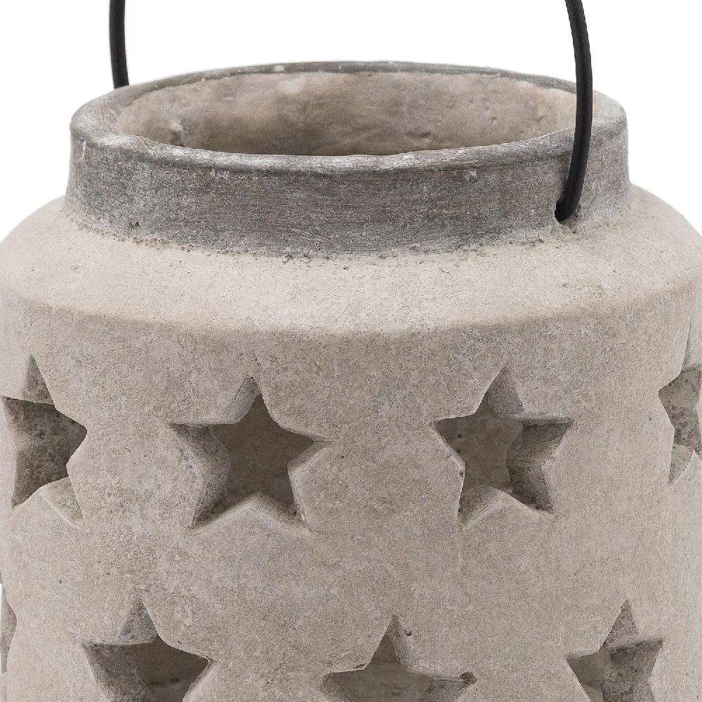 hill interiors Bloomville Stone Star Lantern