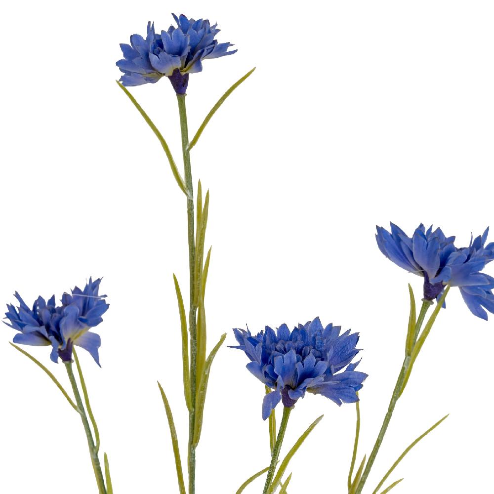 Hill Interiors Blue Cornflower Stem