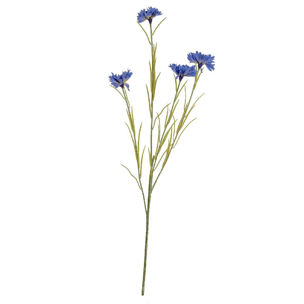 hill interiors Blue Cornflower Stem