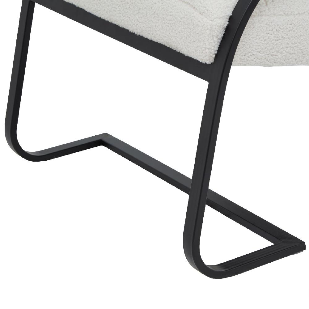 Hill Interiors Boucle Ribbed Ark Chair