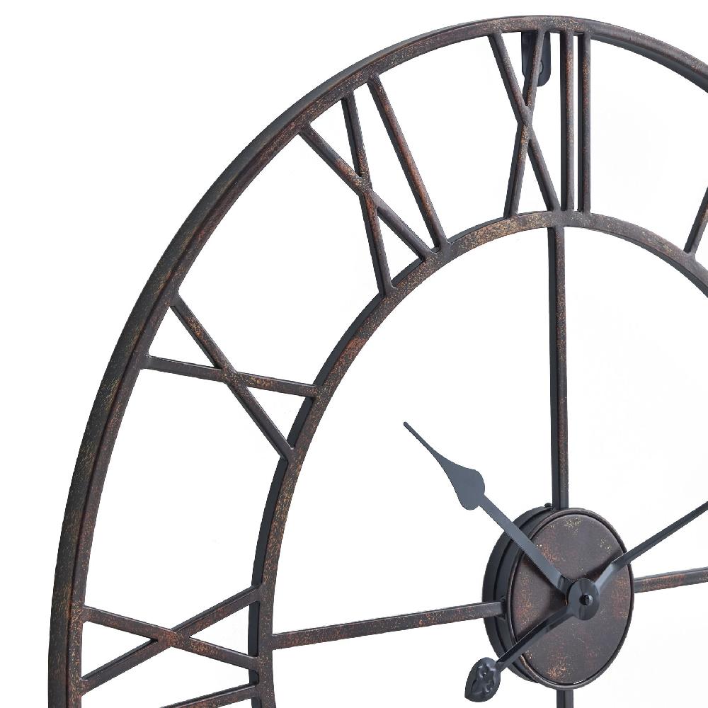 hill interiors Bronze Skeleton Wall Clock
