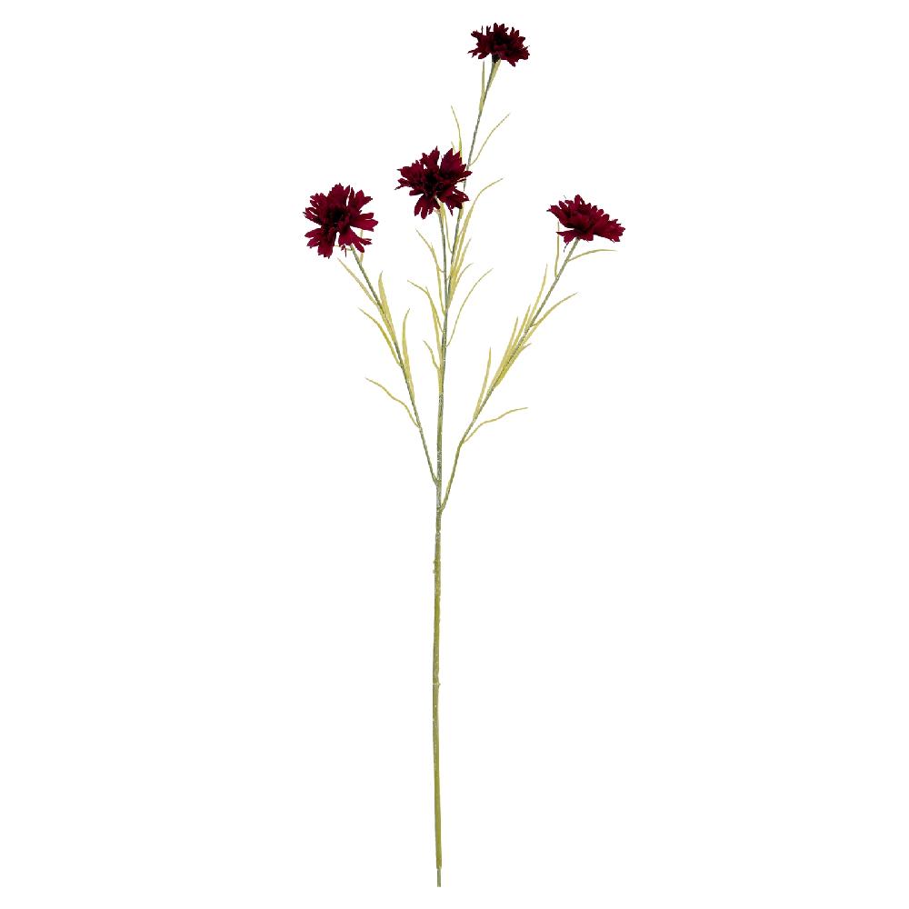 hill interiors Burgundy Cornflower Stem