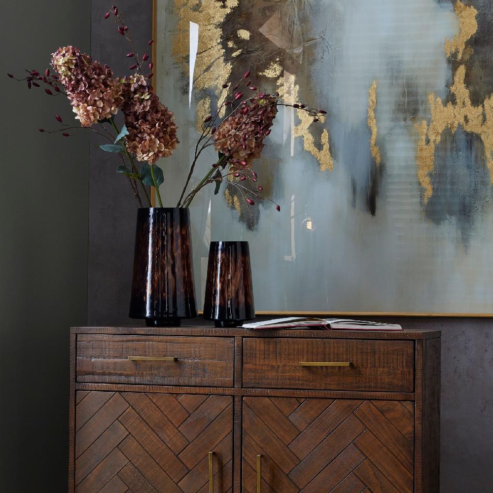 Hill Interiors Burgundy Rosehip Stem