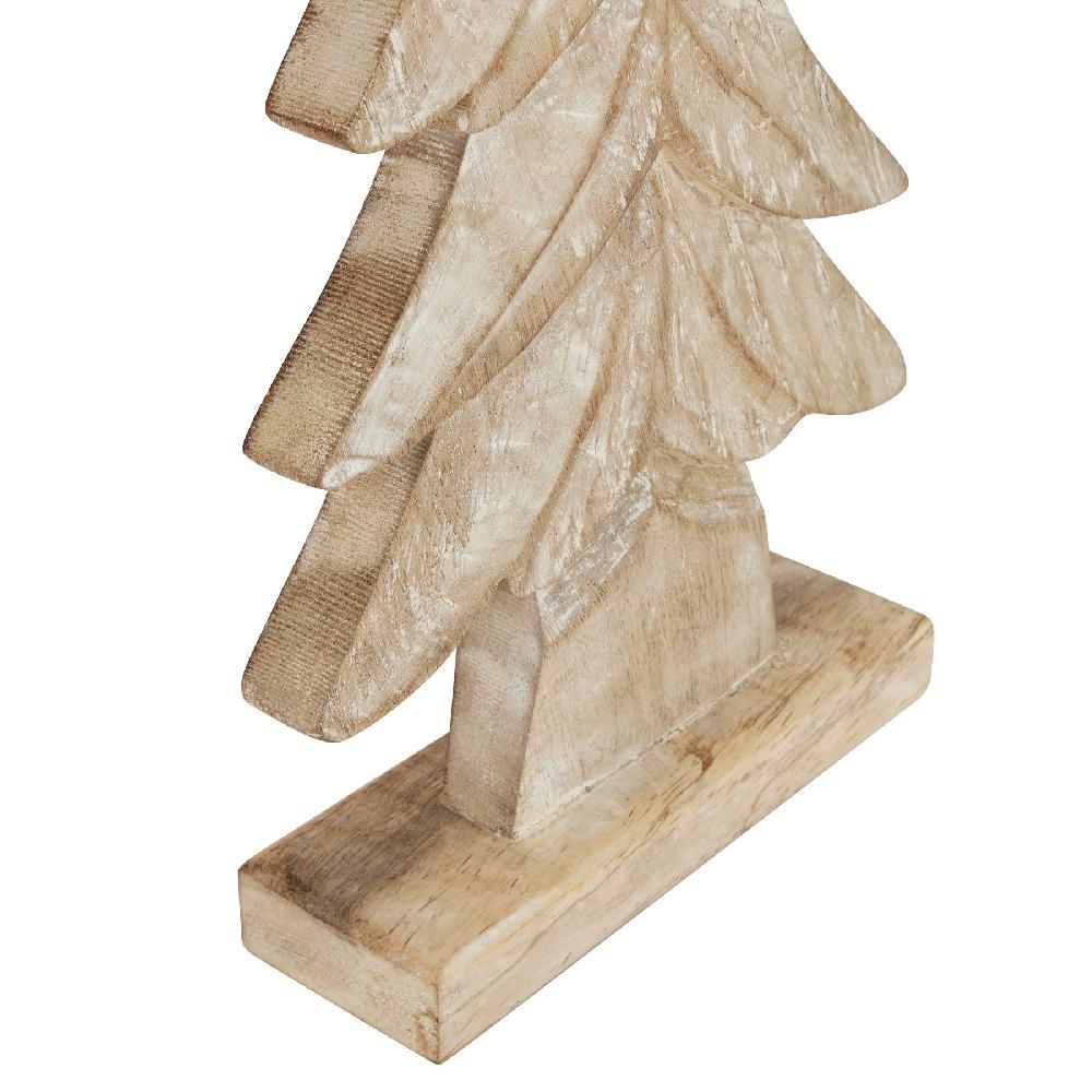 Hill Interiors Carved Wood Christmas Tree
