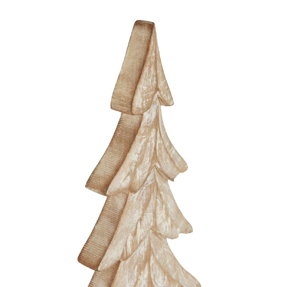 Hill Interiors Carved Wood Large Christmas Tree