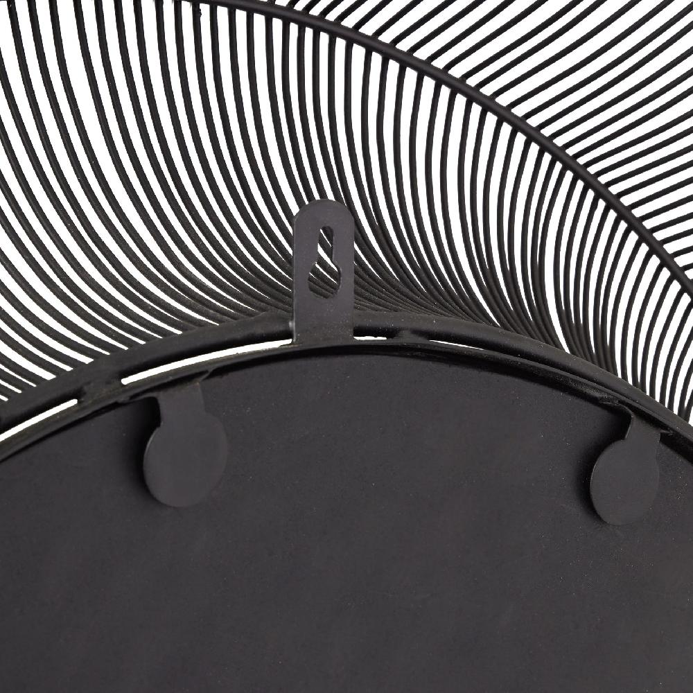 Hill Interiors Chico Black Large Wire Mirror