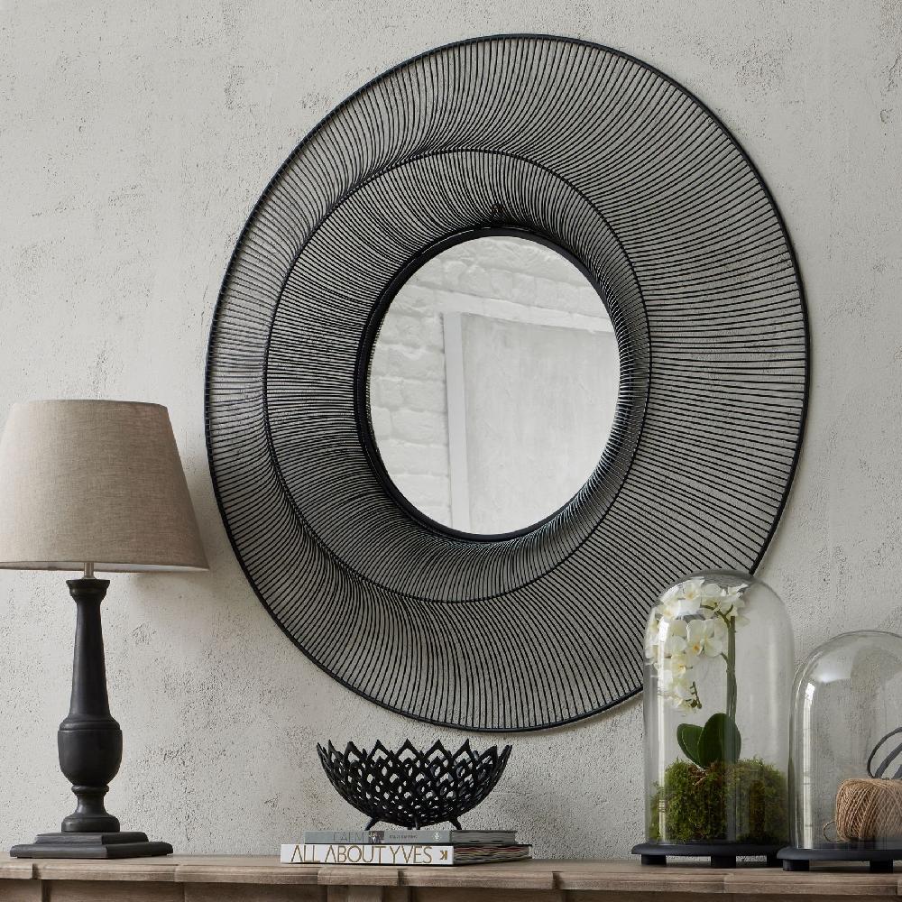 Hill Interiors Chico Black Large Wire Mirror