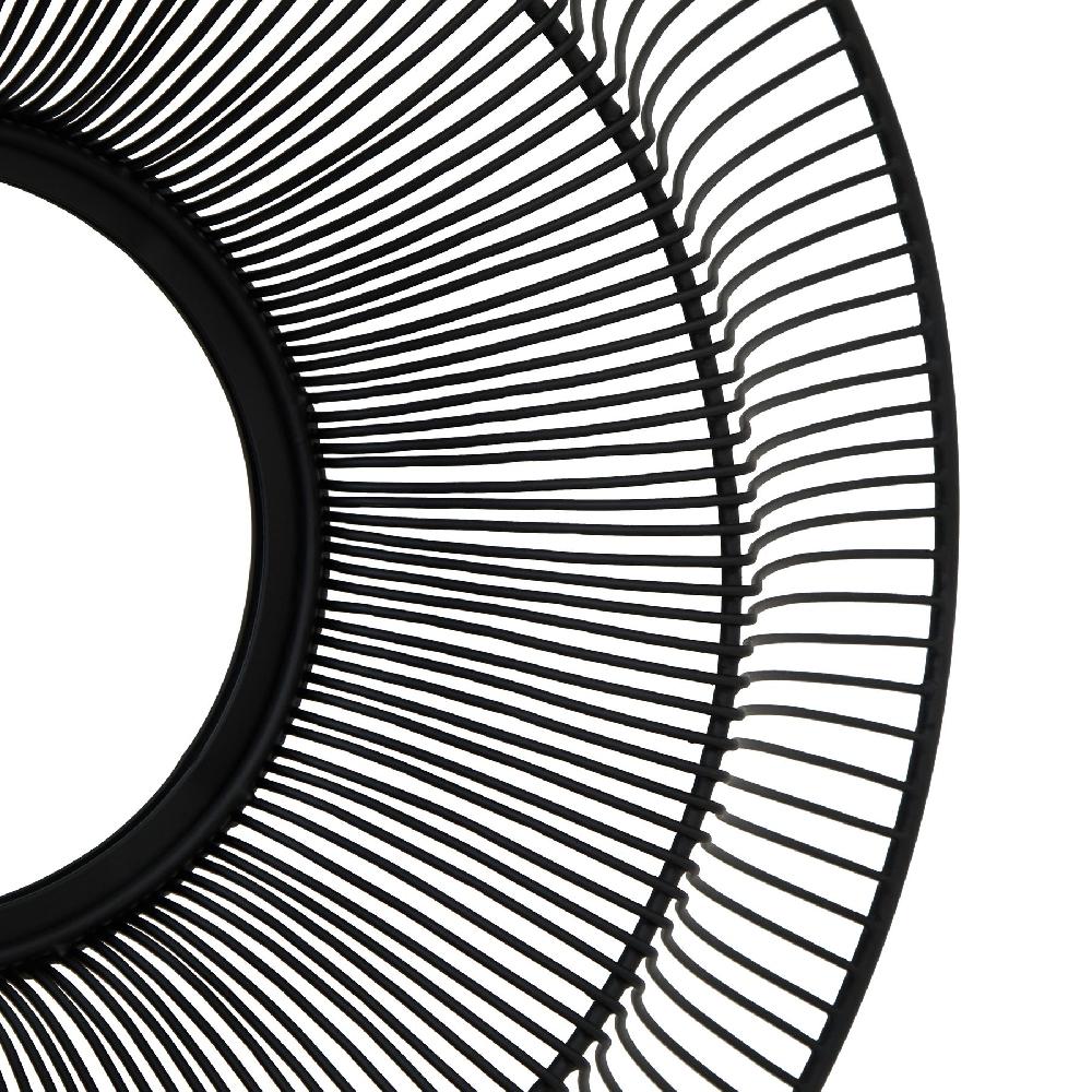 hill interiors Chico Black Wire Mirror