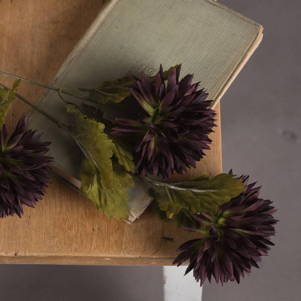 Hill Interiors Chocolate Chrysanthemum