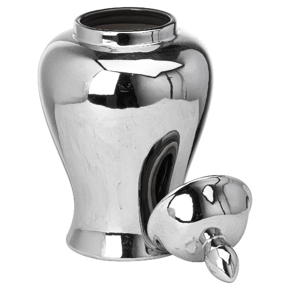 hill interiors Chrome Ginger Jar