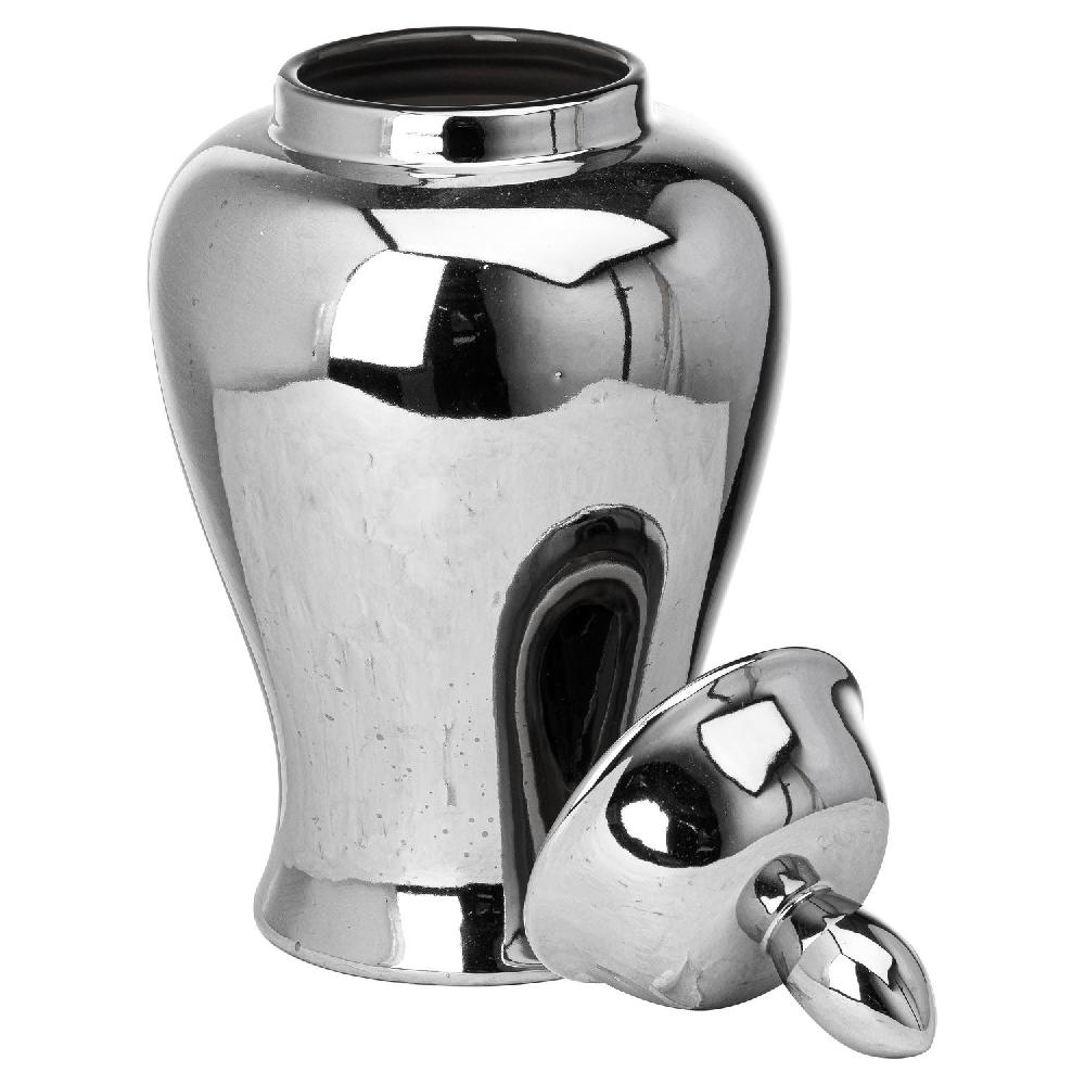 hill interiors Chrome Large Ginger Jar