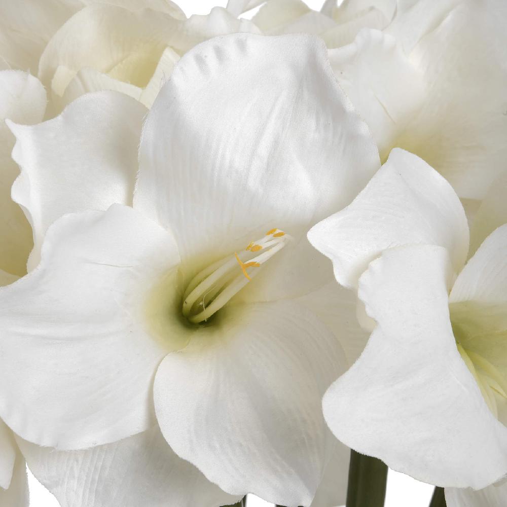 Hill Interiors Classic White Amaryllis Flower