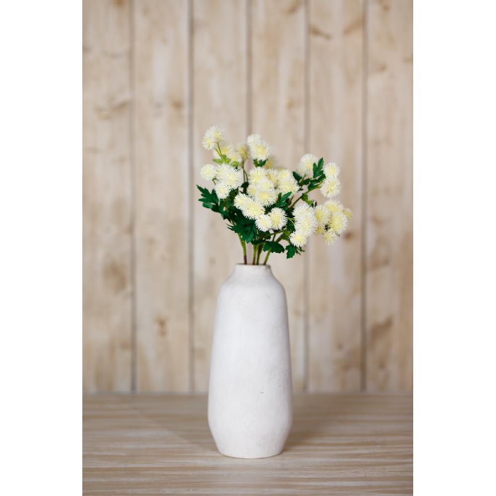 Hill Interiors Cream Globe Thistle Spray