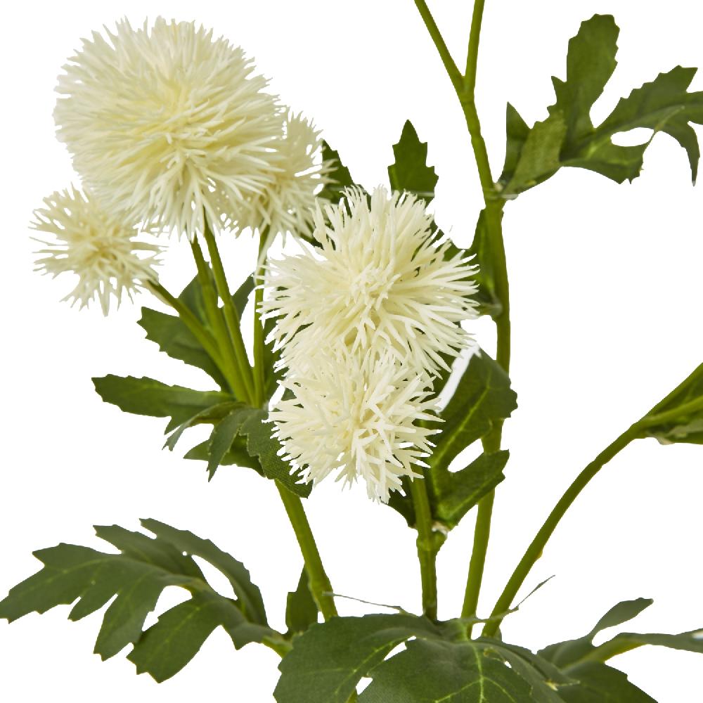 hill interiors Cream Globe Thistle Spray