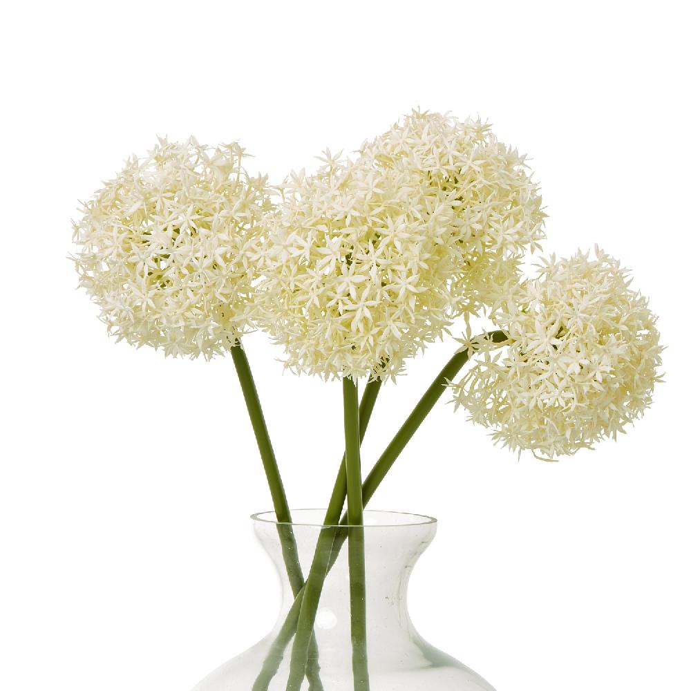 Hill Interiors Cream Medium Allium Stem