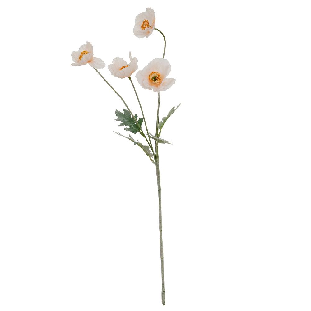 hill interiors Cream Papaver Poppy Spray
