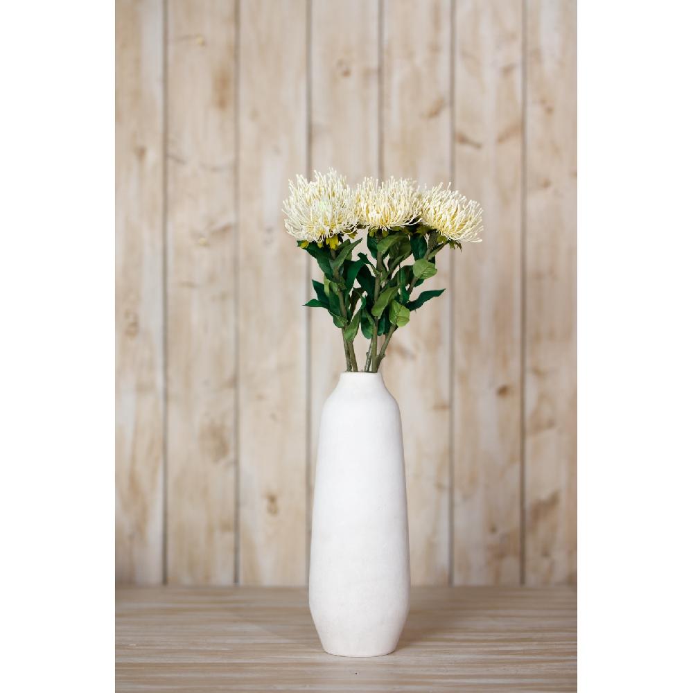Hill Interiors Cream Protea Lorea Stem