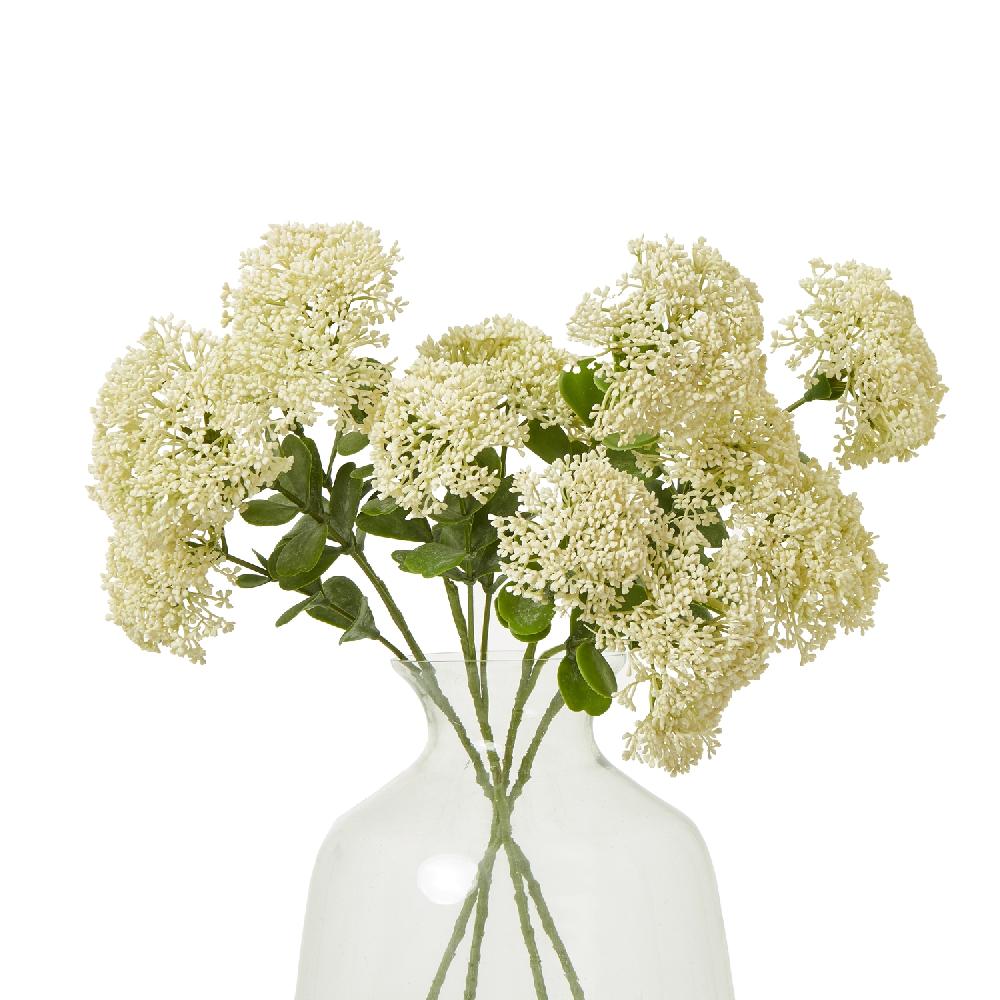 Hill Interiors Cream Sedum Spray