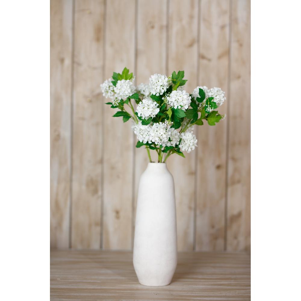Hill Interiors Cream Snowball Viburnum Spray