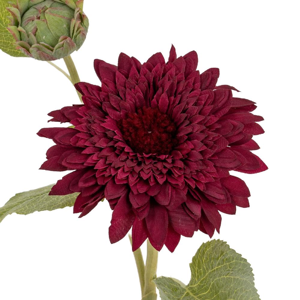 Hill Interiors Dahlia Burgundy Raven Stem