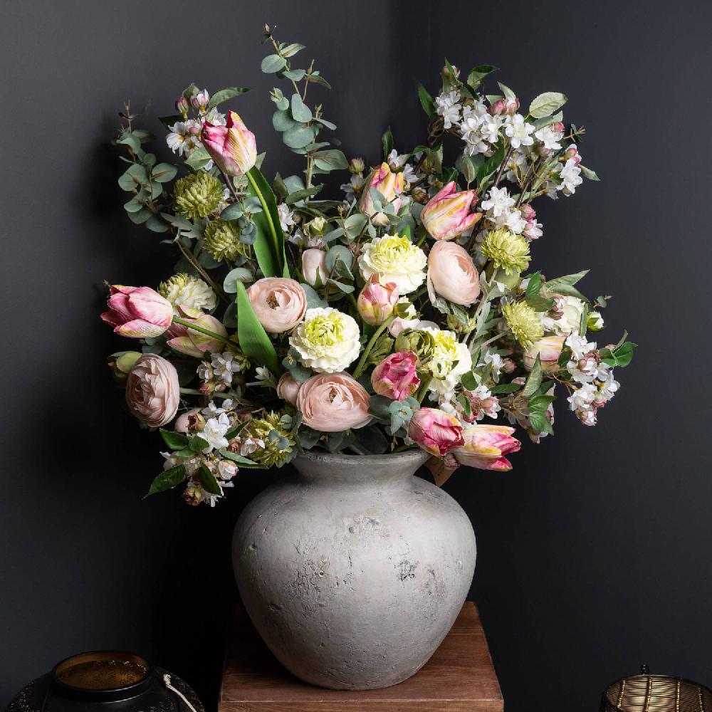 Hill Interiors Darcy Antique White Vase