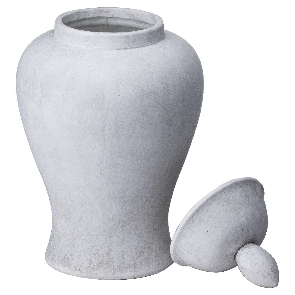 hill interiors Darcy Large Stone Ginger Jar