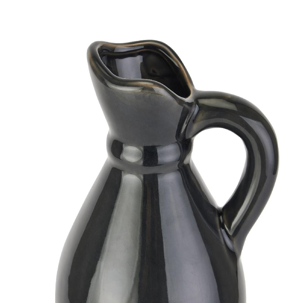 Hill Interiors Decorative Tall Navy Stoneware Jug