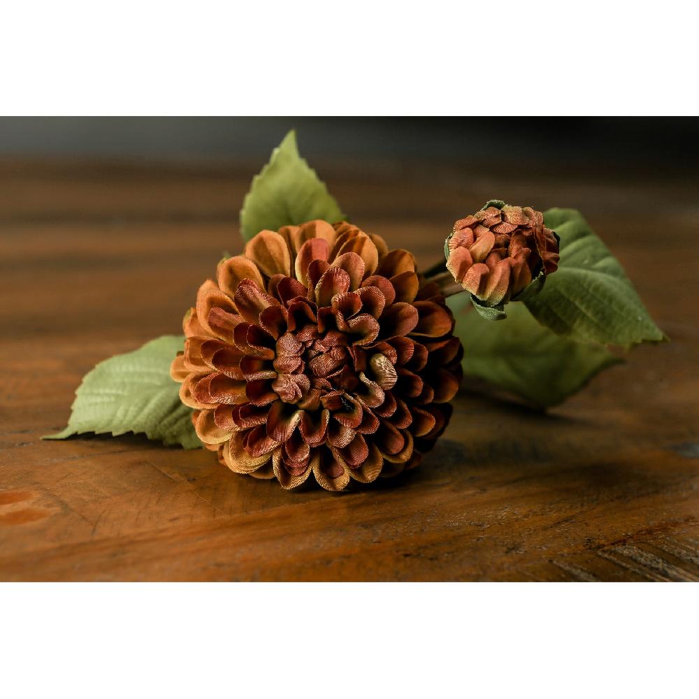 hill interiors Deep Mustard Dahlia Stem