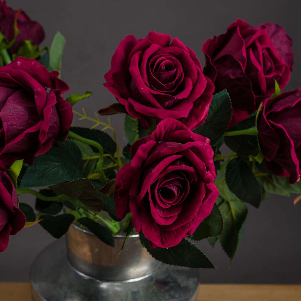 hill interiors Deep Red Rose