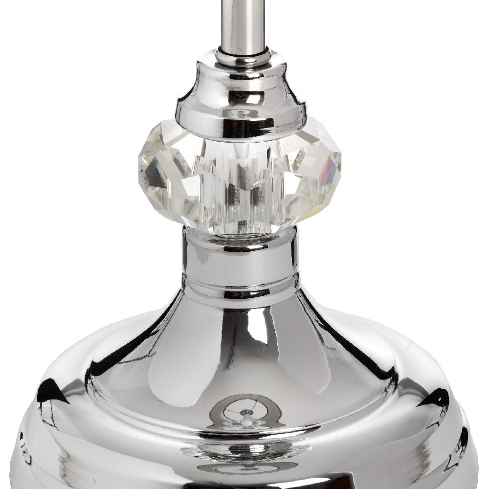 hill interiors Genoa Chrome Table Lamp