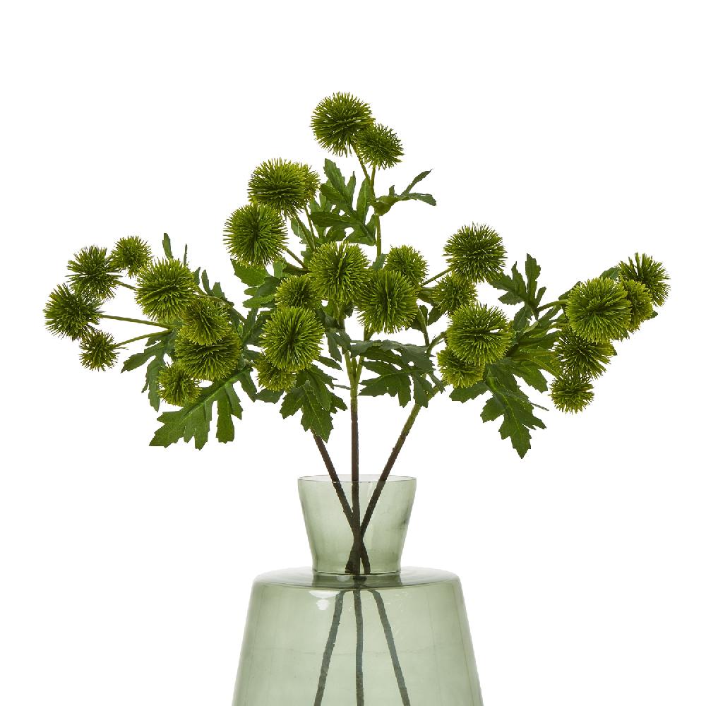 Hill Interiors Green Globe Thistle Spray