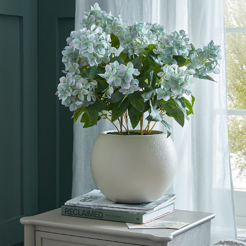 Hill Interiors Green Hellebore Plant In Taupe Pot