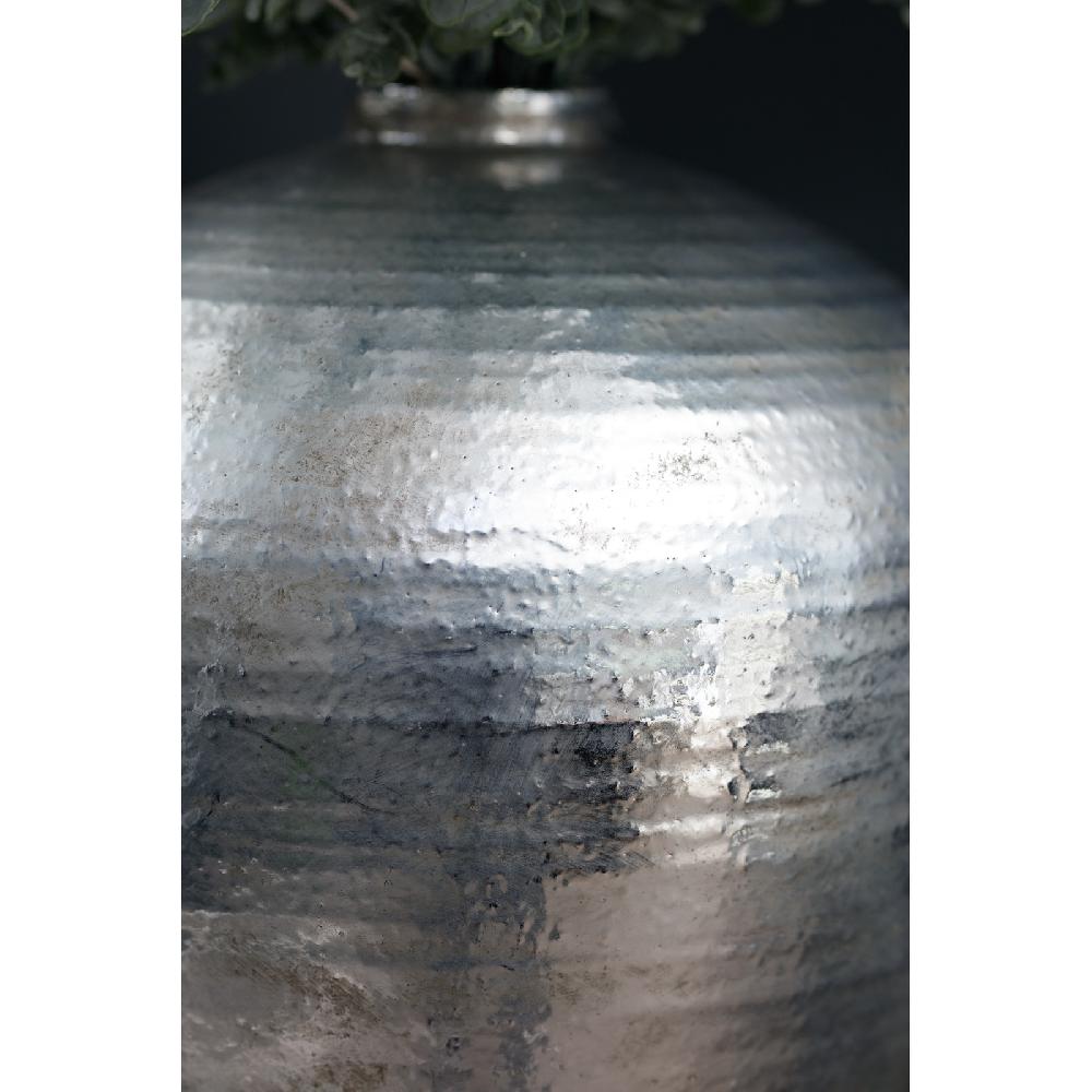 Hill Interiors Hammered Silver Astral Vase