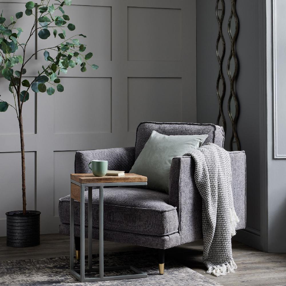 Hill Interiors Hampton Grey Large Arm Chair