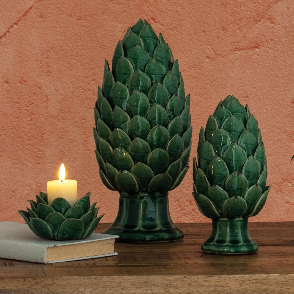 Hill Interiors Large Globe Green Chianti Artichoke