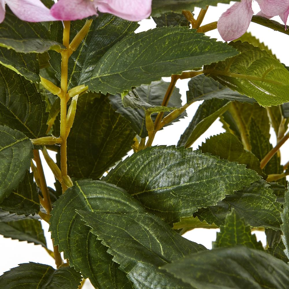 Hill Interiors Large Pink Hydrangea Plant In Pot