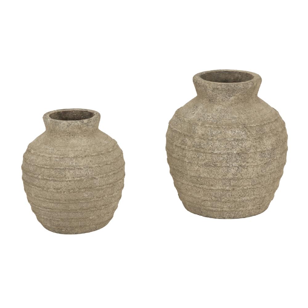 Hill Interiors Large Tuscan Grey Vase