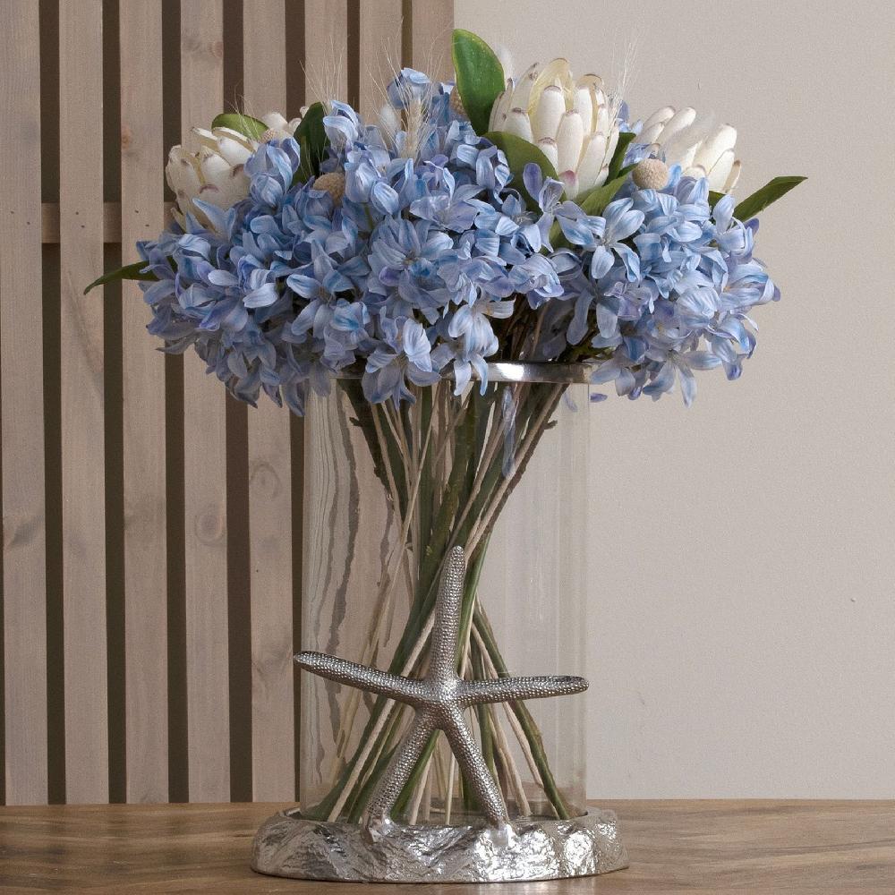 Hill Interiors Light Blue Large Headed Agapanthus