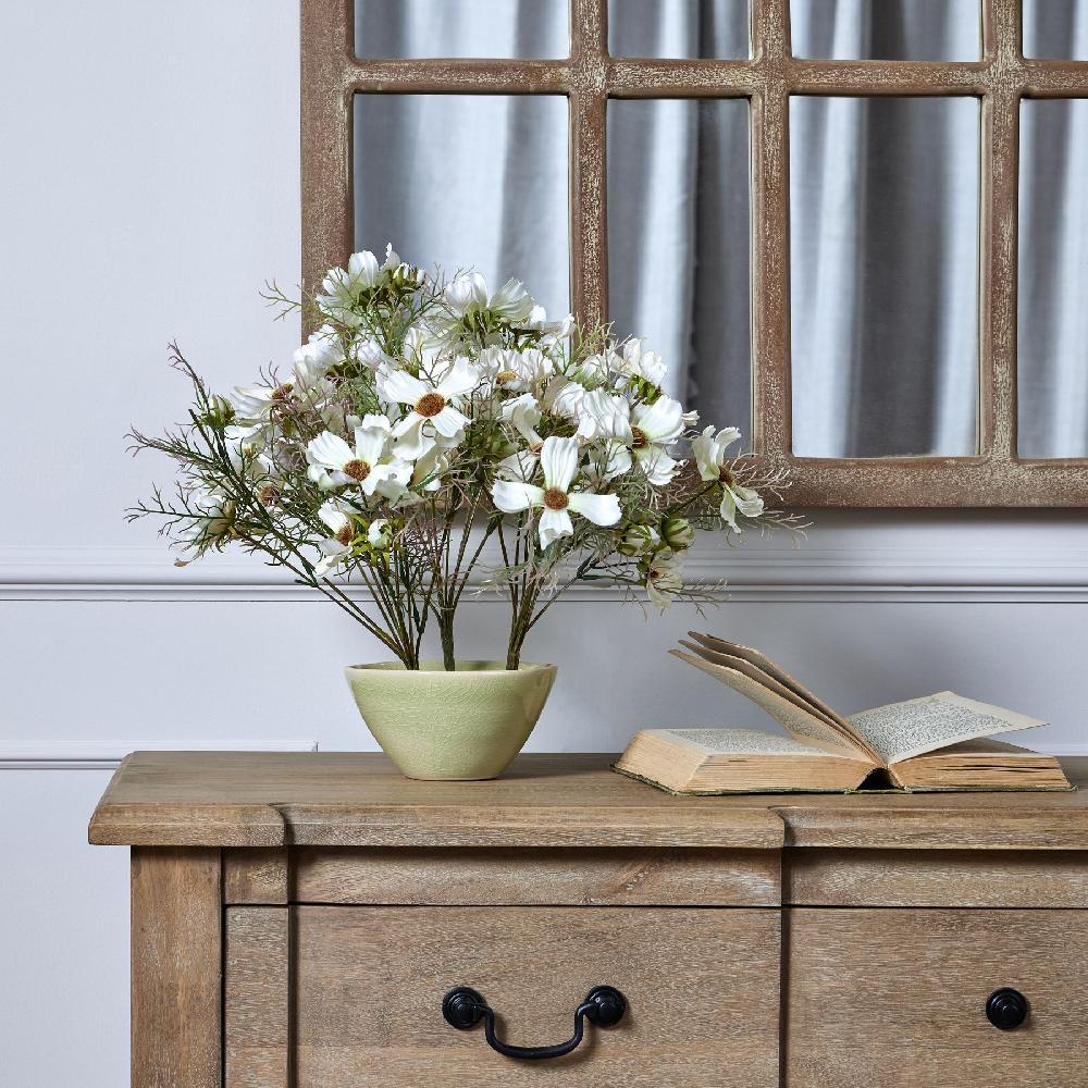 Hill Interiors Light Green Ceramic Flower Frog